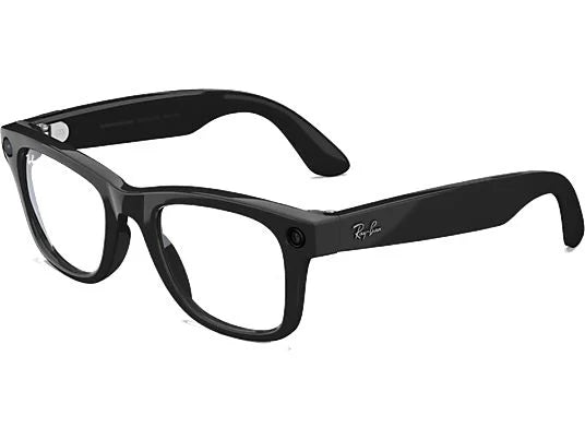 Gafas IA - Ray-Ban Meta, Wayfarer, Negro brillante, Transparente