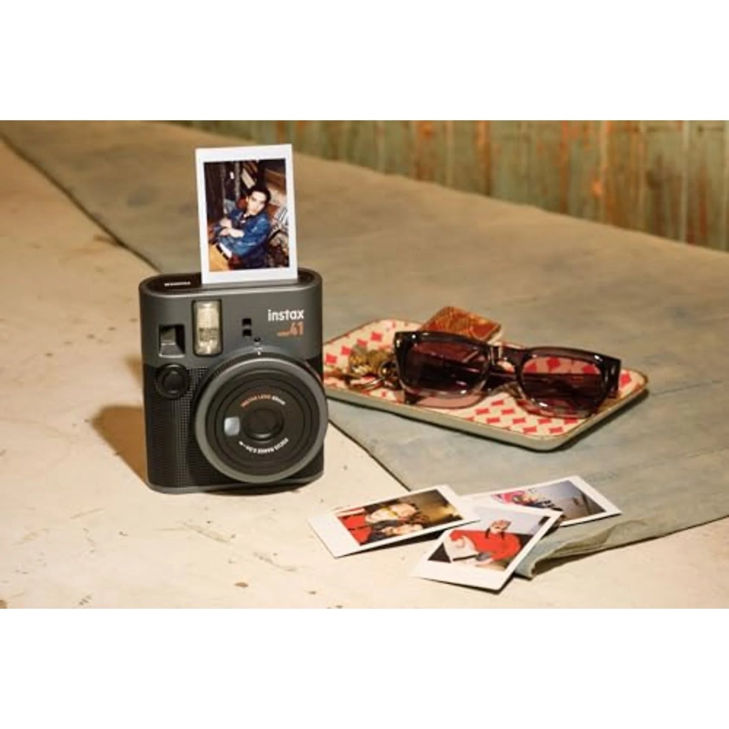 Cámara instantánea - Fujifilm Instax mini 41, película: 6 mm x 54 mm, Imagen: 62mm x 46mm
