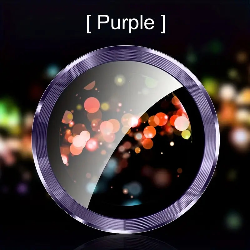 Protector de lentes  iPhone 16 PRO / PRO MAX MORADO