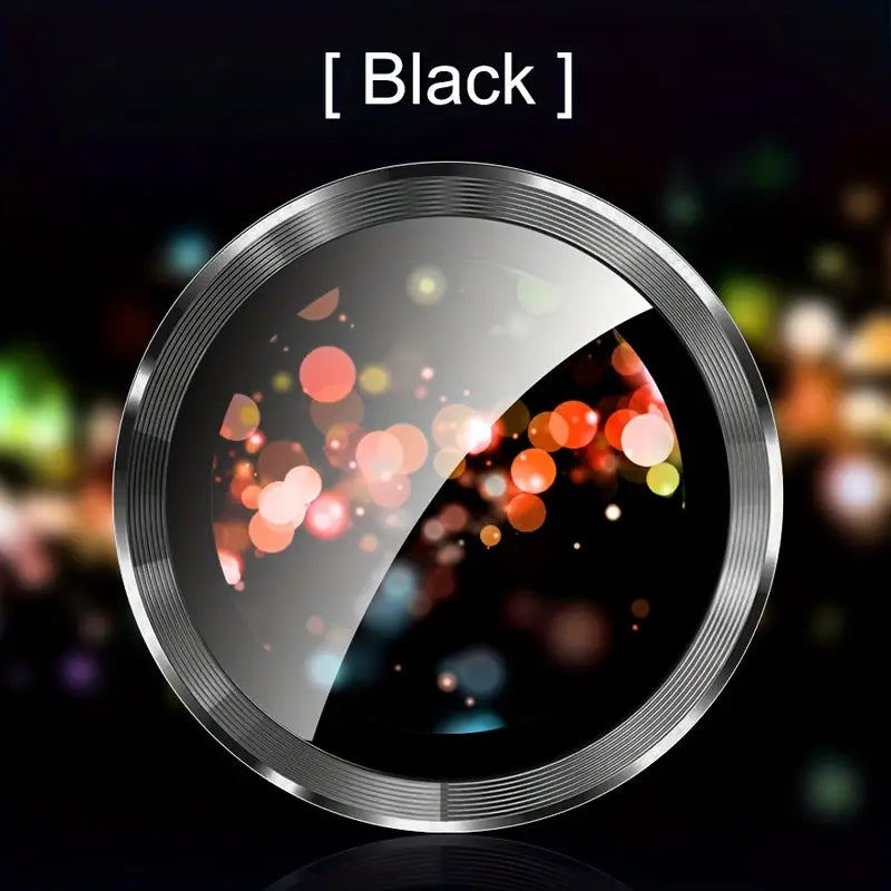 Protector de lentes  iPhone 16 / Plus negro