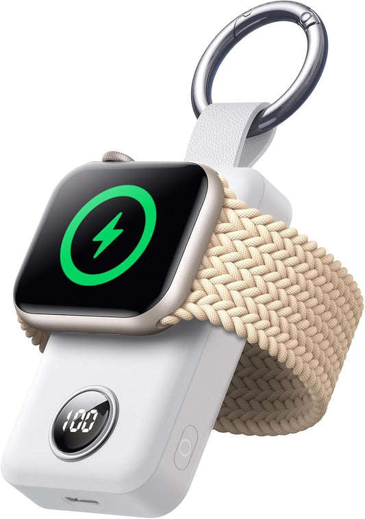 Cargador Apple Watch, 2000 mAh Cargador Inalámbrico Portátil