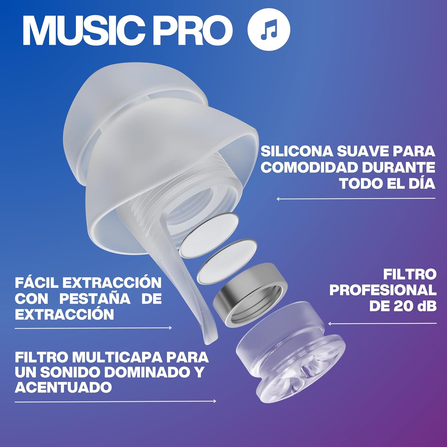 EarPeace Music PRO Tapones