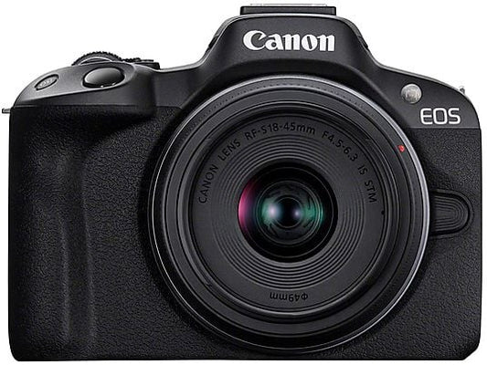 Canon EOS R50 BK+RFS18-45/NO FF, 24.2 mp, 4K UHD, 7.5 cm, Wi-Fi