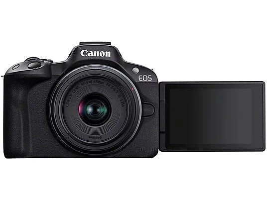 Canon EOS R50 BK+RFS18-45/NO FF, 24.2 mp, 4K UHD, 7.5 cm, Wi-Fi