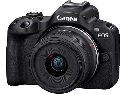 Canon EOS R50 BK+RFS18-45/NO FF, 24.2 mp, 4K UHD, 7.5 cm, Wi-Fi