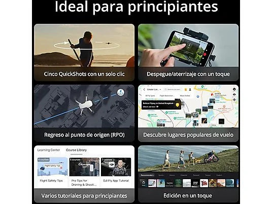 DJI Mini 4K Fly More Combo, 12 megapixel, 31 min Autonomía, Ideal para Principiantes, 10 km