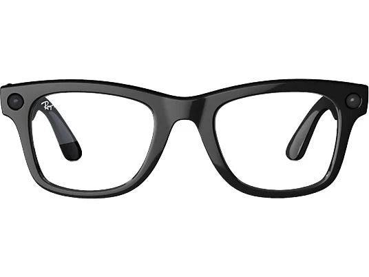 Gafas IA - Ray-Ban Meta, Wayfarer, Negro brillante, Transparente