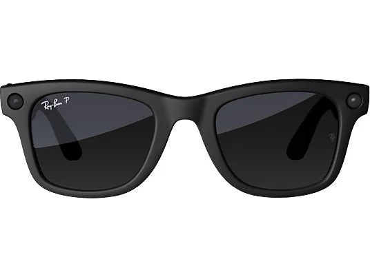 Gafas IA - Ray-Ban Meta, Wayfarer, Negro mate TALLA M, Polarizadas en grafito degradado