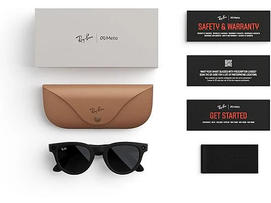 Gafas IA - Ray-Ban Meta, Headliner, Negro Mate, Negro carbón