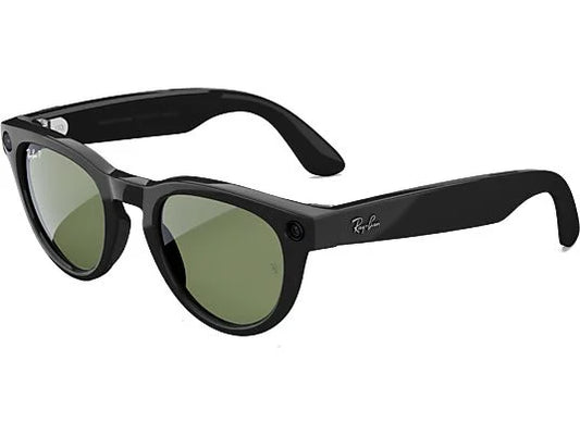 Gafas IA - Ray-Ban Meta, Headliner, Negro brillante, Polarizadas en verde G15