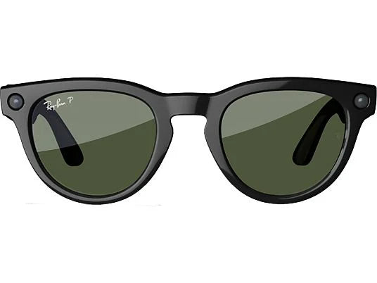 Gafas IA - Ray-Ban Meta, Headliner, Negro brillante, Polarizadas en verde G15