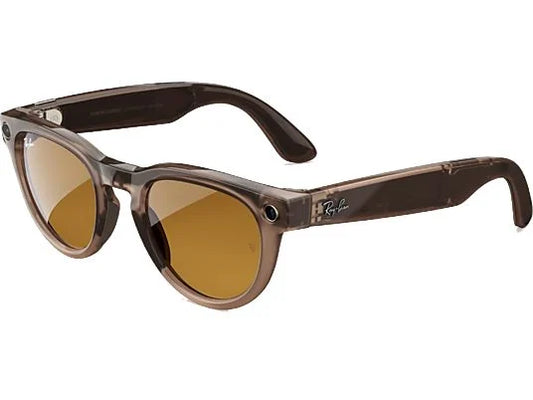 Gafas IA - Ray-Ban Meta, Headliner, Blanco Piedra, Transitions® Transparente, Amarillo Azafrán