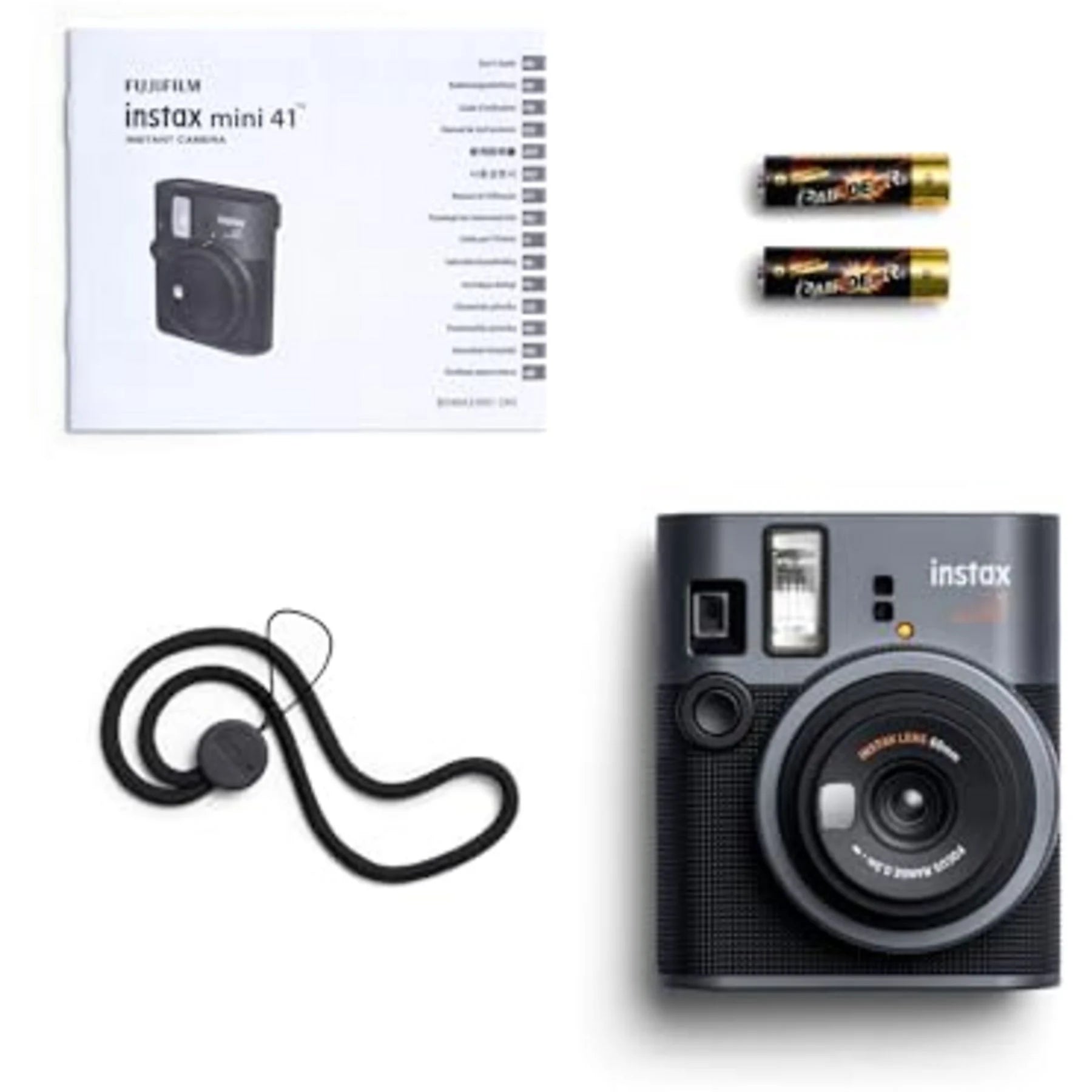 Cámara instantánea - Fujifilm Instax mini 41, película: 6 mm x 54 mm, Imagen: 62mm x 46mm