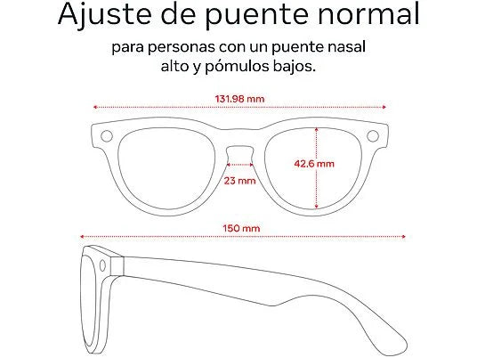 Gafas IA - Ray-Ban Meta, Headliner, Negro mate, Transitions® transparente, Gris