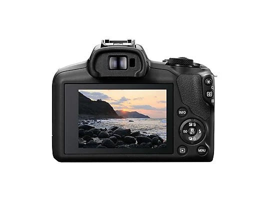 Canon EOS R100 + Objetivo RF-S 18-45mm + SD, 24.1 megapíxel, 7.5 cm, Wi-F
