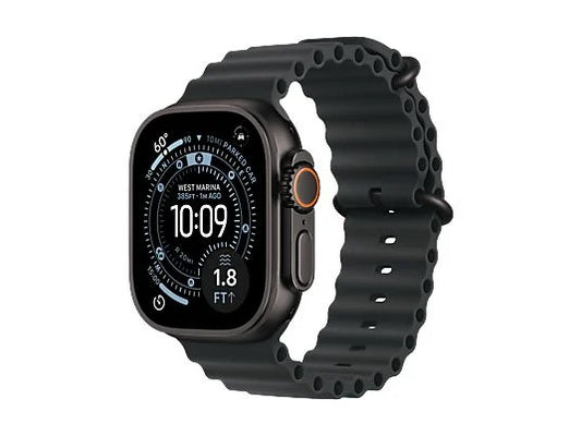 Apple Watch ULTRA 3 49 mm, Caja de Titanio Natural, Correa Ocean Band