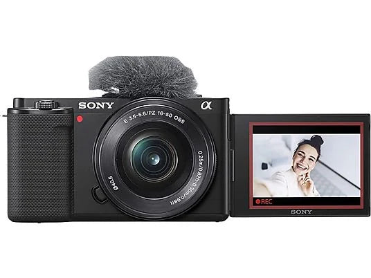 Sony ZV-E10L, 24.2 MP, APS-C, Con Objetivo 16-50 mm f/3.5-5.6, Pantalla giratoria