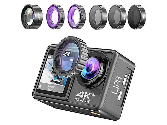 Cámara deportiva AT-S81ER 4K Cámara de acción - LIPA