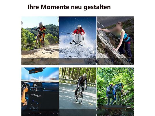 Cámara deportiva Cámara deportiva 4K HD Cámara acuática WiFi Cámara subacuática - SYNTEK