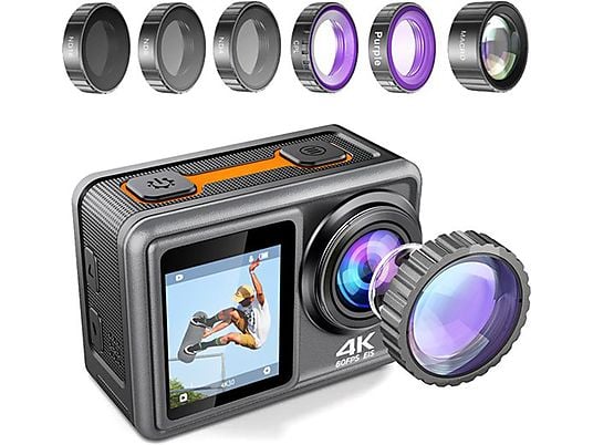 Cámara deportiva AT-S81ER 4K Cámara de acción - LIPA