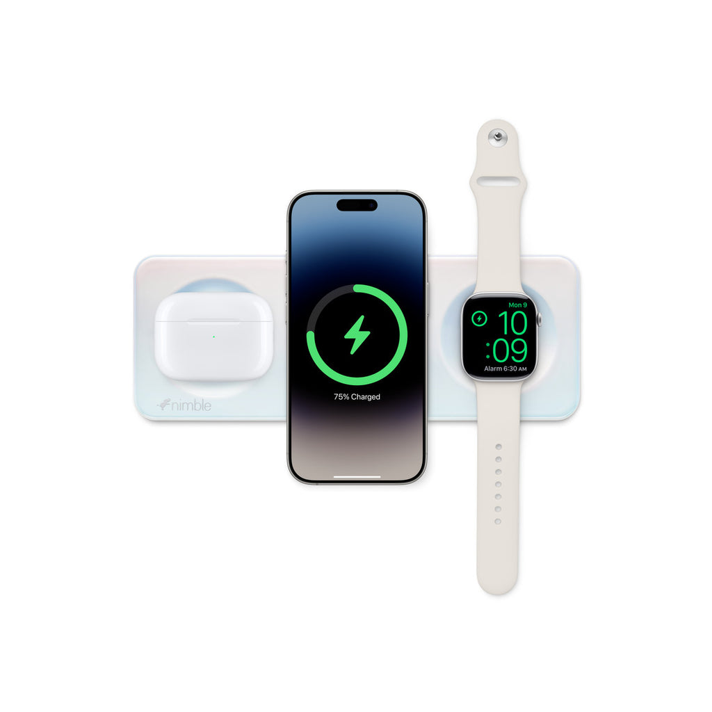 Cargador Inalámbrico 3 en 1 Podium de Nimble