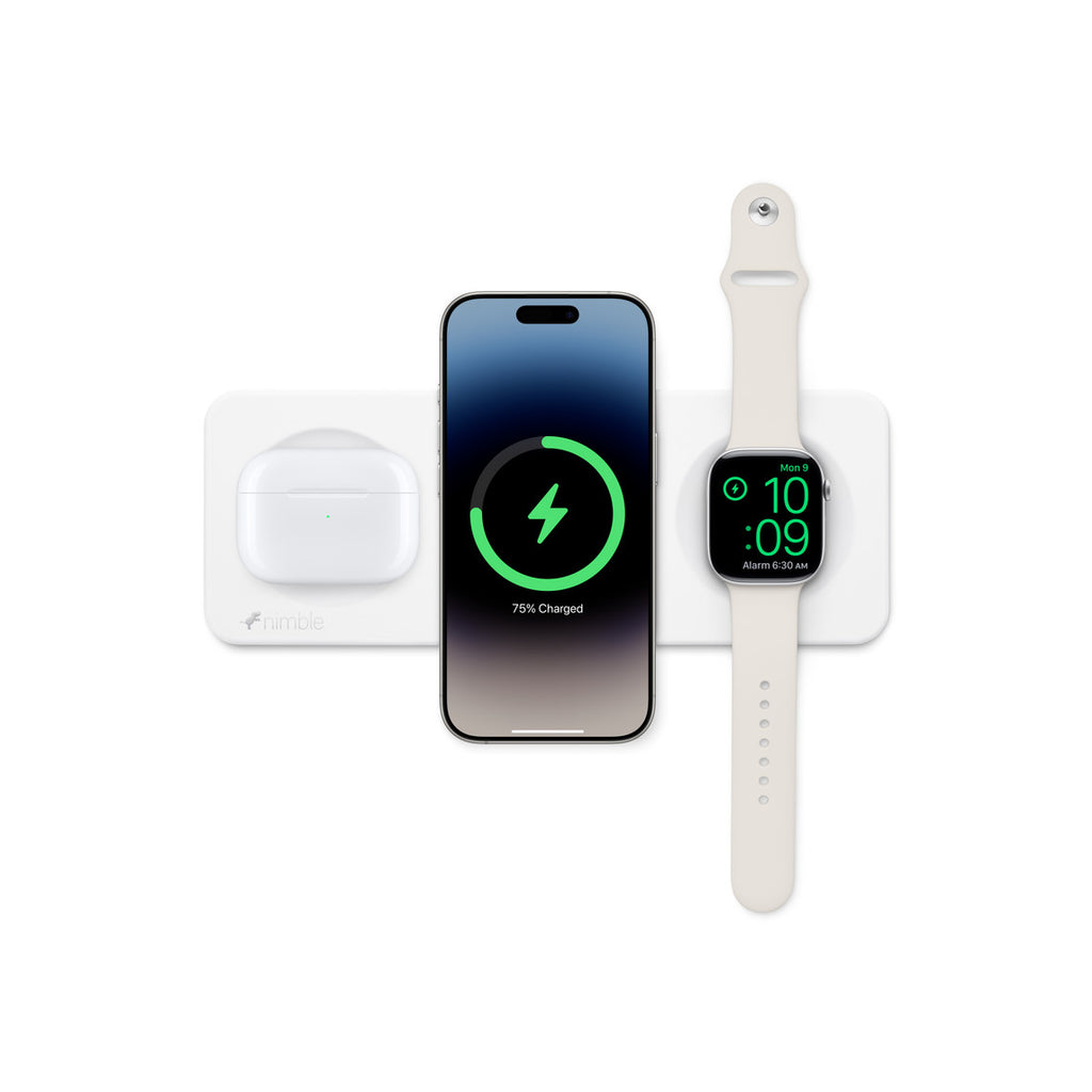 Cargador Inalámbrico 3 en 1 Podium de Nimble