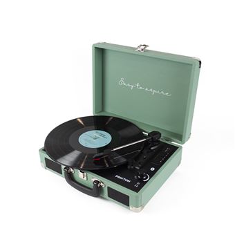 Tocadiscos Prixton VC400 Bluetooth reproductor convertidor de vinilos Mint
