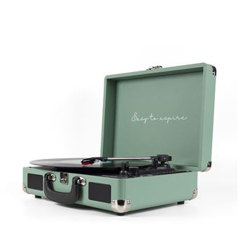 Tocadiscos Prixton VC400 Bluetooth reproductor convertidor de vinilos Mint