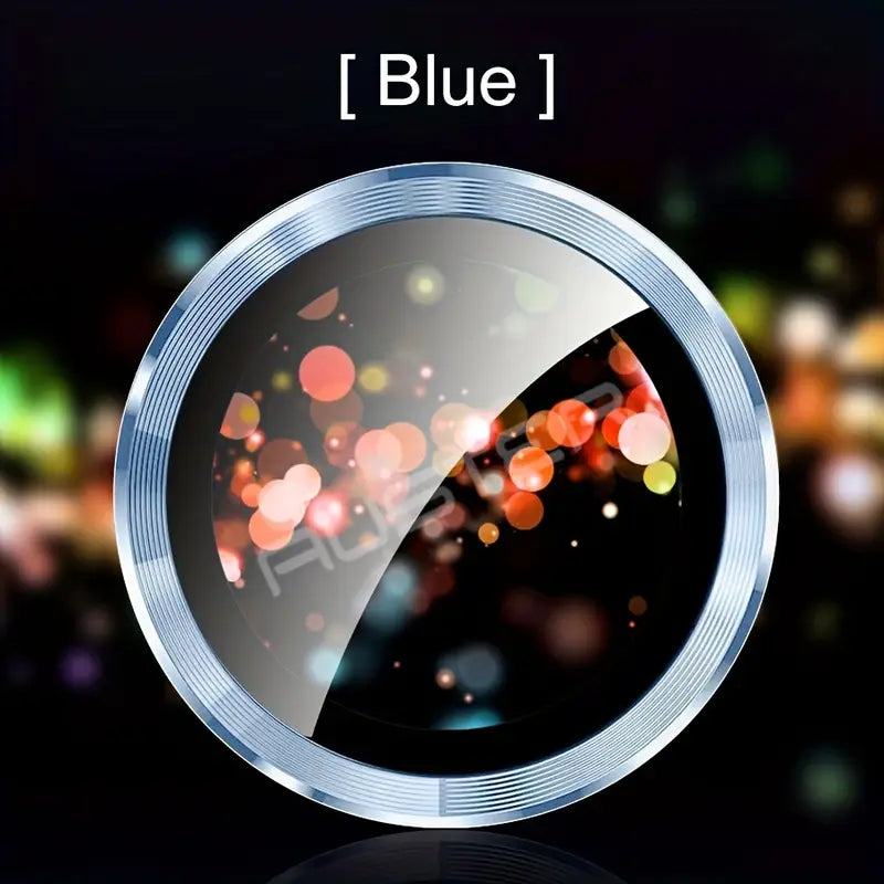 Protector de lentes  iPhone 16 PRO / PRO MAX AZUL