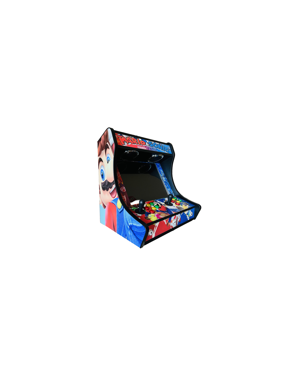 Bartop arcade Mario VS Sonic