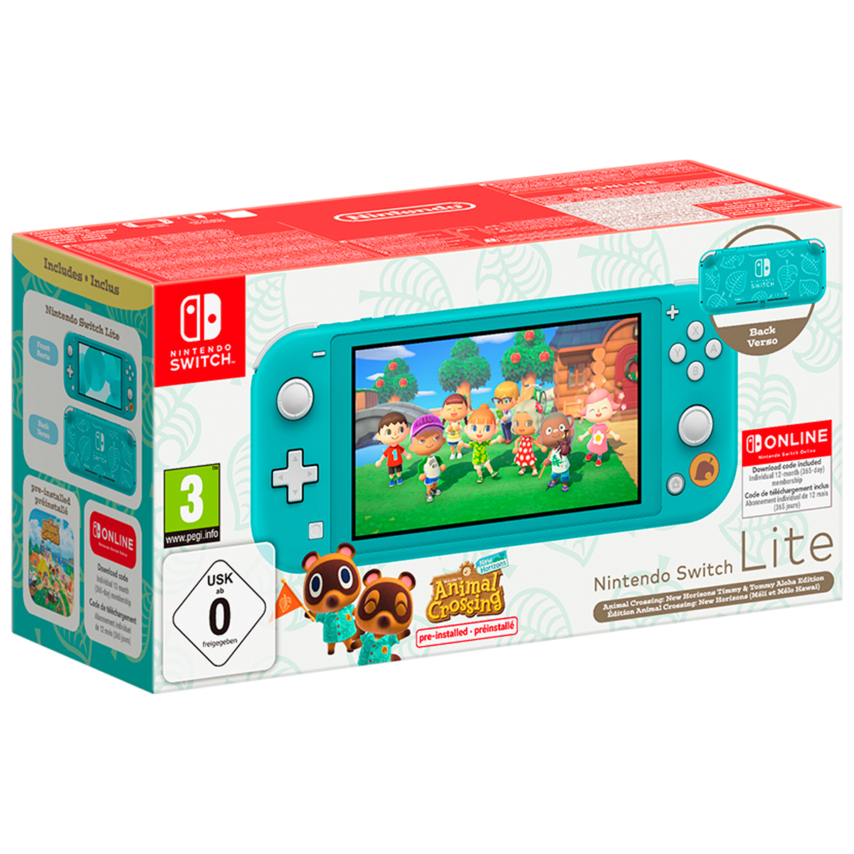 Switch Lite Azul Turquesa + Animal Crossing – Switt